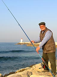 pêcheur, sausset les pins